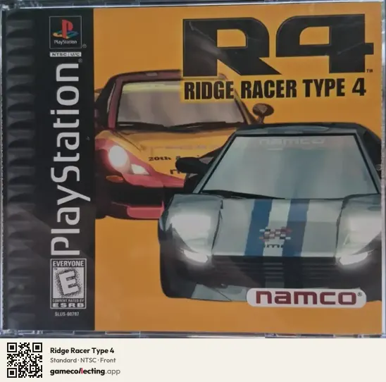 Ridge Racer Type 4 PlayStation, NTSC box front