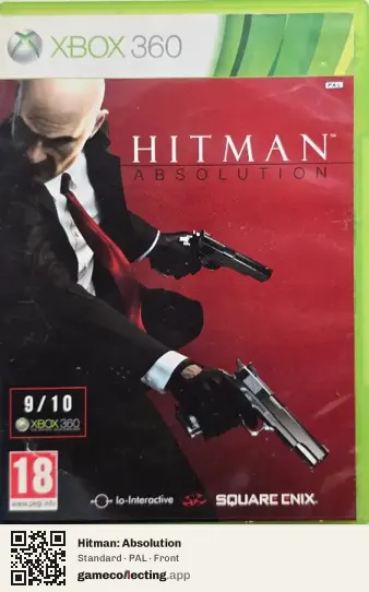 Hitman: Absolution Xbox 360, PAL box front