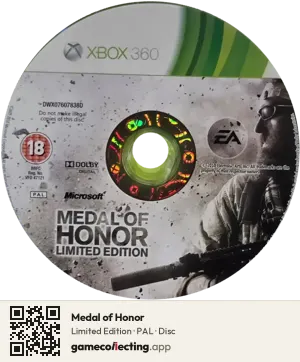 Medal of Honor Xbox 360, PAL disc