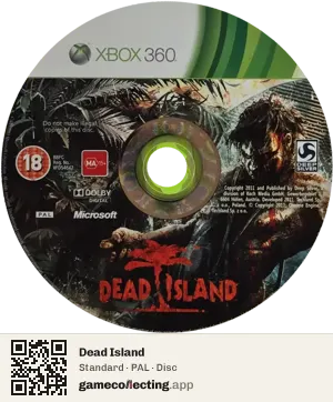 Dead Island Xbox 360, PAL disc