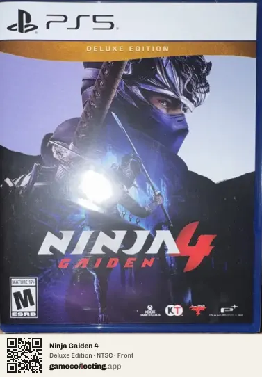 Ninja Gaiden 4 PlayStation 5, NTSC box front