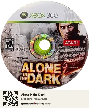 Alone in the Dark Xbox 360, NTSC disc