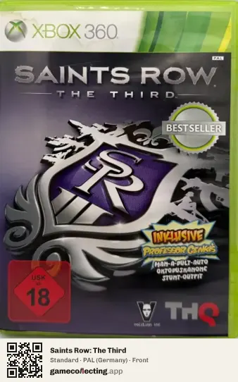 Saints Row: The Third Xbox 360, Germany box front