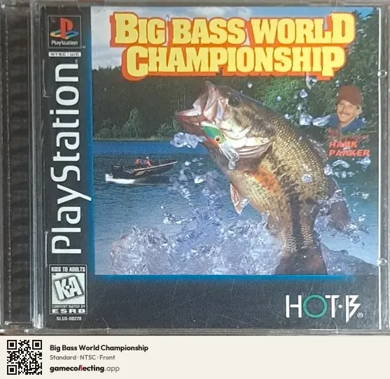 Big Bass World Championship PlayStation, NTSC box front