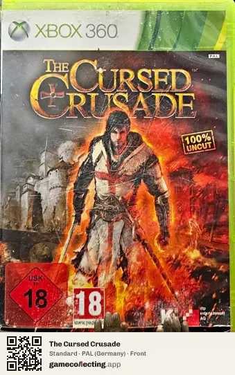 The Cursed Crusade Xbox 360, Germany box front