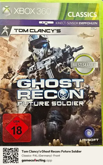 Tom Clancy's Ghost Recon: Future Soldier Xbox 360, Germany box front