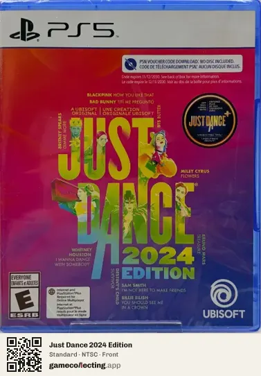 Just Dance 2024 Edition PlayStation 5, NTSC box front