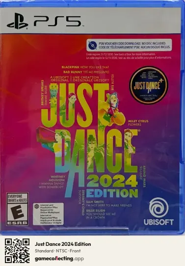 Just Dance 2024 Edition PlayStation 5, NTSC box front