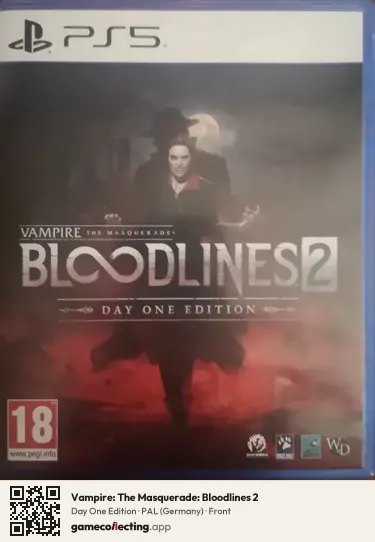 Vampire: The Masquerade: Bloodlines 2 PlayStation 5, Germany box front
