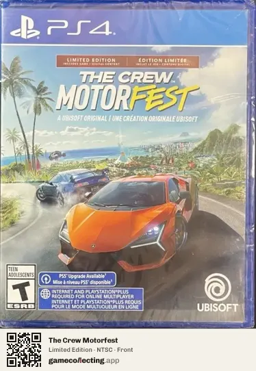 The Crew Motorfest PlayStation 4, NTSC box front