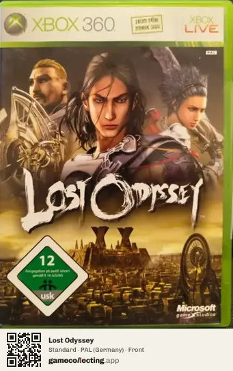 Lost Odyssey Xbox 360, Germany box front