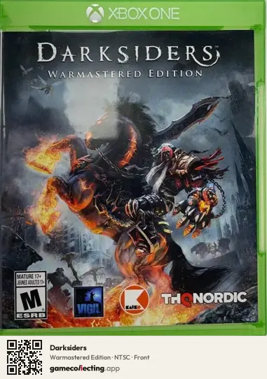 Darksiders Xbox One, NTSC box front