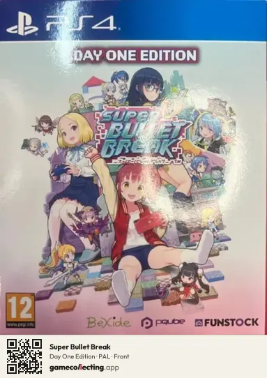 Super Bullet Break PlayStation 4, PAL box front