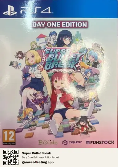 Super Bullet Break PlayStation 4, PAL box front