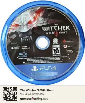 The Witcher 3: Wild Hunt PlayStation 4, NTSC disc