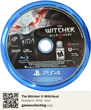 The Witcher 3: Wild Hunt PlayStation 4, NTSC disc