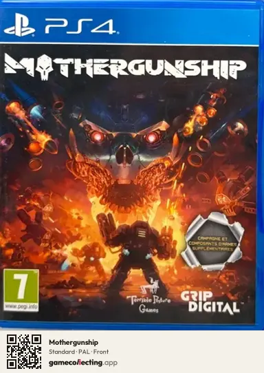 Mothergunship PlayStation 4, PAL box front