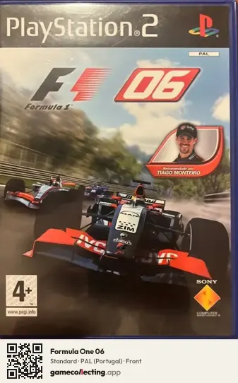 Formula One 06 PlayStation 2, Portugal box front