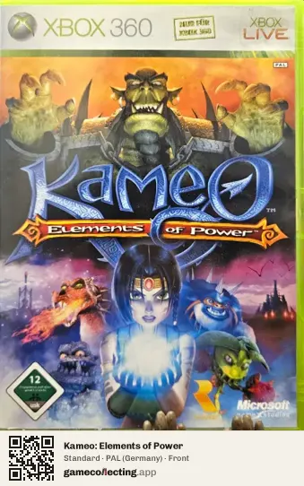 Kameo: Elements of Power Xbox 360, Germany box front
