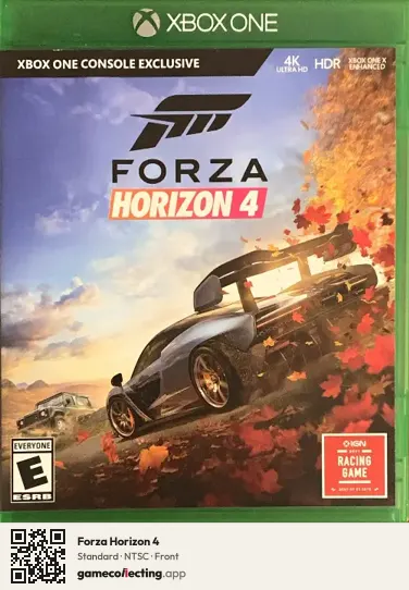 Forza Horizon 4 Xbox One, NTSC box front