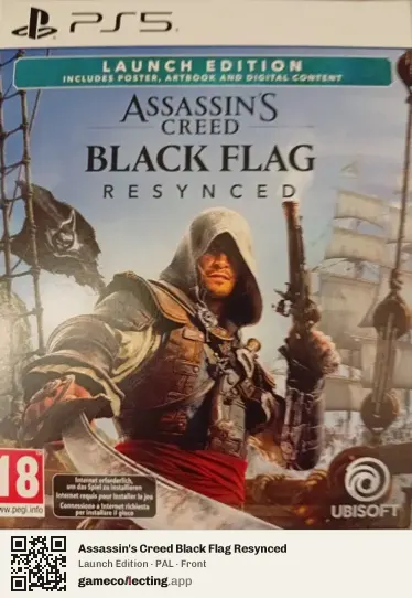 Assassin's Creed Black Flag Resynced PlayStation 5, PAL box front