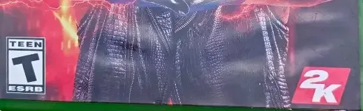 WWE 2K19, the ESRB box on its front