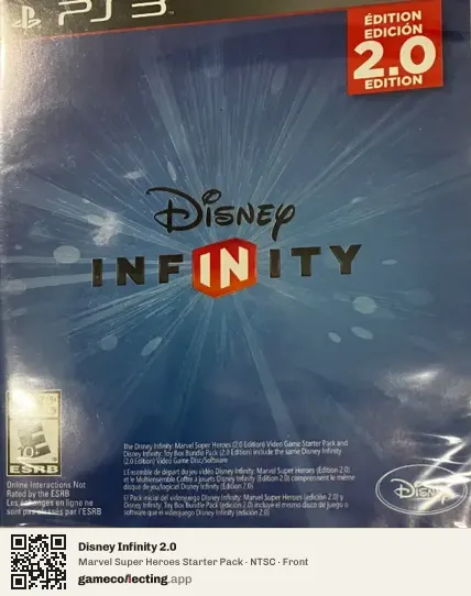 Disney Infinity 2.0 PlayStation 3, NTSC box front