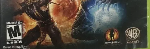 Mortal Kombat, the ESRB box on its front