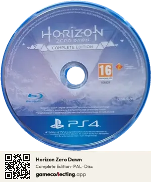 Horizon Zero Dawn PlayStation 4, PAL disc