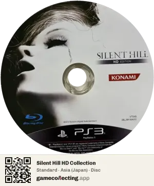 Silent Hill HD Collection PlayStation 3, Asia disc
