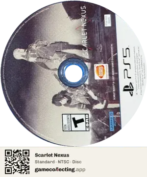 Scarlet Nexus PlayStation 5, NTSC disc