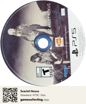 Scarlet Nexus PlayStation 5, NTSC disc