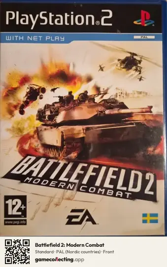Battlefield 2: Modern Combat PlayStation 2, Nordic countries box front