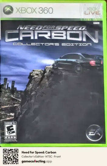 Need for Speed: Carbon Xbox 360, NTSC box front