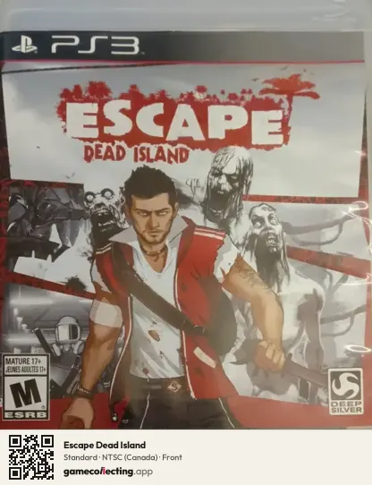 Escape Dead Island PlayStation 3, Canada box front