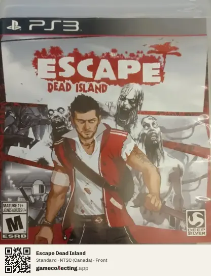 Escape Dead Island PlayStation 3, Canada box front