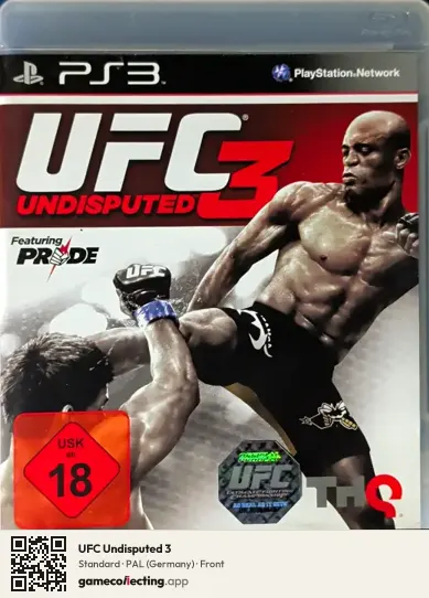 UFC Undisputed 3 PlayStation 3, Germany box front