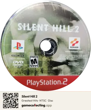 Silent Hill 2 PlayStation 2, NTSC disc