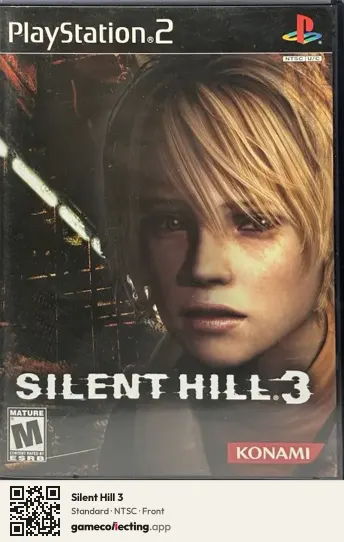 Silent Hill 3 PlayStation 2, NTSC box front