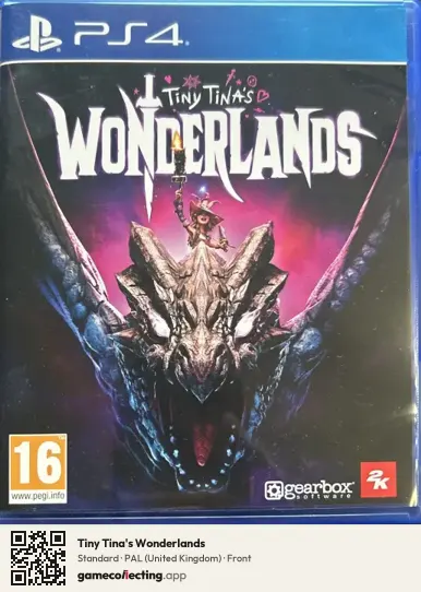 Tiny Tina's Wonderlands PlayStation 4, United Kingdom box front