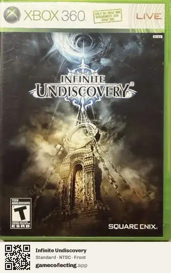 Infinite Undiscovery Xbox 360, NTSC box front