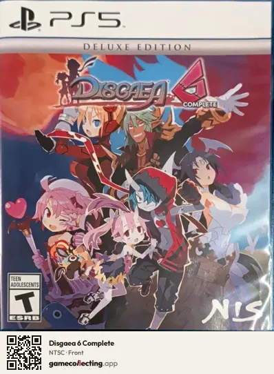 Disgaea 6 Complete PlayStation 5, NTSC box front