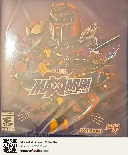 Marvel MaXimum Collection PlayStation 5, NTSC box front