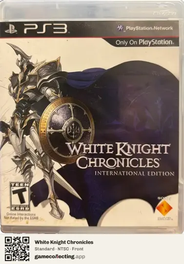 White Knight Chronicles PlayStation 3, NTSC box front
