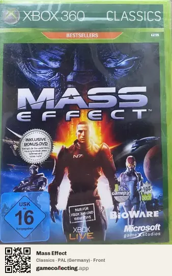 Mass Effect Xbox 360, Germany box front