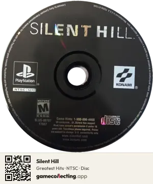 Silent Hill PlayStation, NTSC disc