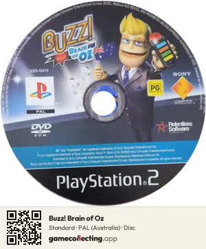 Buzz! Brain of Oz PlayStation 2, PAL disc