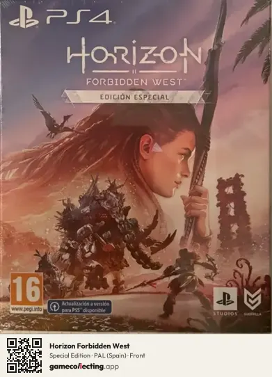 Horizon Forbidden West PlayStation 4, Spain box front