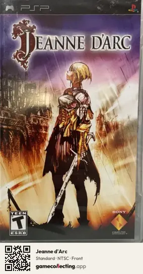 Jeanne d'Arc PlayStation Portable, NTSC box front