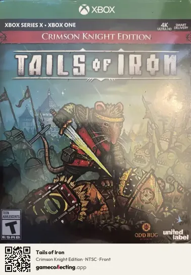 Tails of Iron Xbox Series X, NTSC box front